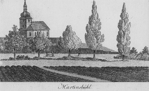 Martinsbühler Kirche Erlangen 1810